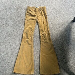 Free People Flare Corduroy Pants